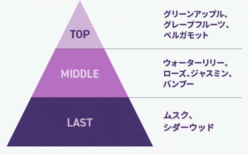 ラグネットの香りのピラミッド